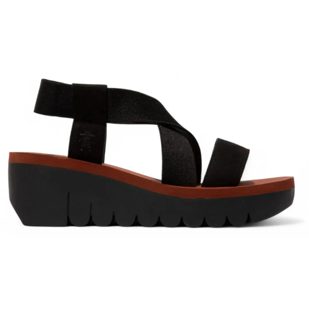 YABI922FLY: Sassy Leather Wedges for the Modern Woman. Step into Style.